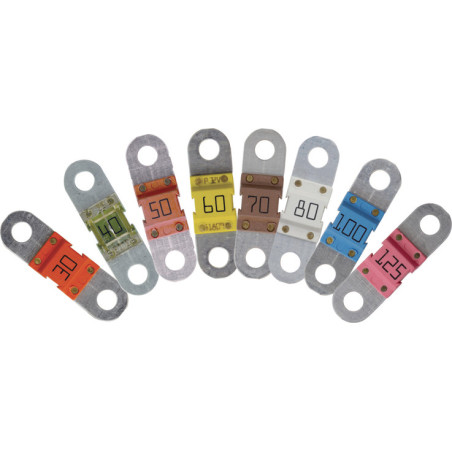 ASSORTIMENT DE FUSIBLES MIDI 30A → 125A ASSORTIMENT DE FUSIBLES MIDI 30A → 125A