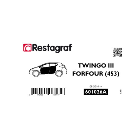 Kit de Fixations pour portes TWINGO III 06.2014 → / SMART LIMOUSINE (W453) 11.2014 → 12.2021 Kit de Fixations pour portes TWINGO III 06.2014 → / SMART LIMOUSINE (W453) 11.2014 → 12.2021