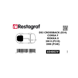 Befestigungsset für motorabdeckung (unten) CORSA F (P2JO) / DS3 CROSSBACK / 208 (P21E) / 2008 (P24E)