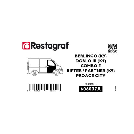 Kit de Fixations pour portes AV BERLINGO / DOBLO III / COMBO E / RIFTER / PARTNER / PROACE CITY (K9) 09.2018 → Kit de Fixations pour portes AV BERLINGO / DOBLO III / COMBO E / RIFTER / PARTNER / PROACE CITY (K9) 09.2018 →