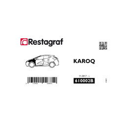 Befestigungssatz für frontflügel KAROQ (57A) 11.2017 →