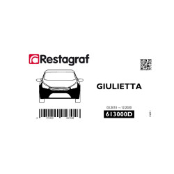 Befestigungssatz für die vordere stoßstange GIULIETTA 03.2010 → 12.2020