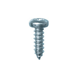 ZELFTAPPENDE SCHROEF MET GEWELFDE CILINDERKOP WIT ZINK Ø 2,9 X 9.5 mm DIN 7981