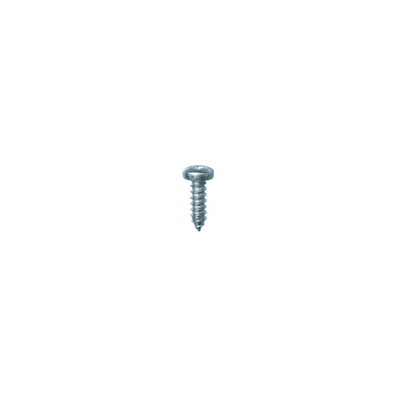 ZELFTAPPENDE SCHROEF MET GEWELFDE CILINDERKOP WIT ZINK Ø 2,9 X 9.5 mm DIN 7981