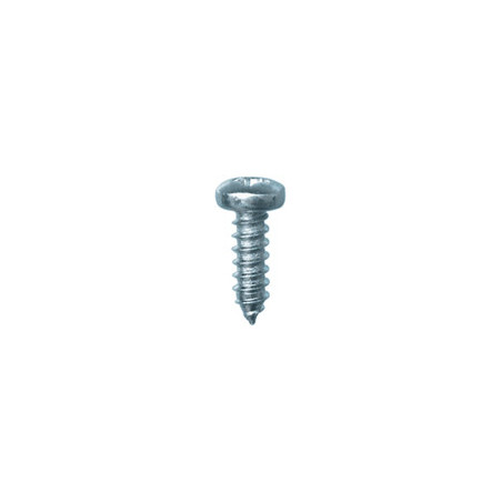ZELFTAPPENDE SCHROEF MET GEWELFDE CILINDERKOP WIT ZINK Ø 2,9 X 9.5 mm DIN 7981