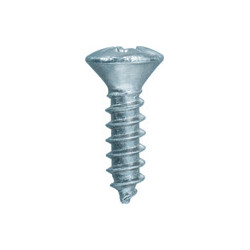 ZELFTAPPENDE SCHROEF MET GEWELFDE VERZONKEN KOP POZI WIT ZINK Ø 3,5 X 13 mm DIN 7983
