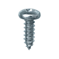 ZELFTAPPENDE SCHROEF MET GEWELFDE CILINDERKOP WIT ZINK Ø 4,2 x 13 mm DIN 7981