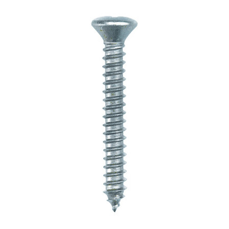 ZELFTAPPENDE SCHROEF MET GEWELFDE VERZONKEN KOP POZI WIT ZINK Ø 4,2 X 32 mm DIN 7983