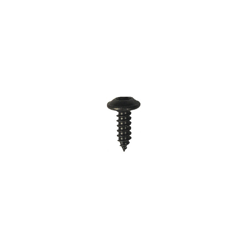 RONDE BREDE PLAATSCHROEF MET ZESKANTKOP ZWART ZINK Ø 4,2 x 13 mm NFE 25-655