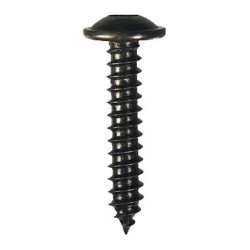 HALBRUNDKOPF-BLECHSCHRAUBEN ZN SCHWARZ BRÜNIERT Ø 4,8 X 25 mm NFE 25-655