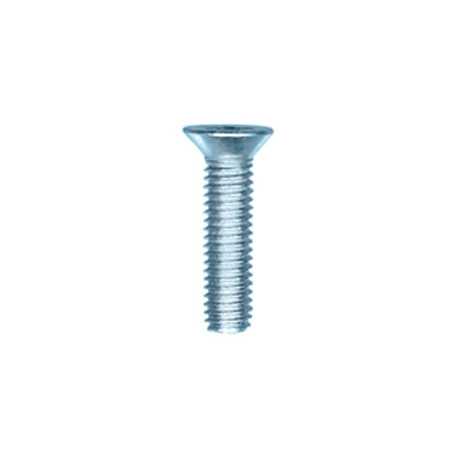 VIS À MÉTAUX TÊTE FRAISÉE CL4.8 ZN BLANC M3-0.50 X 12 mm DIN 965