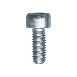 CILINDERKOPSCHROEF MET BINNENZESKANT MET LAGE KOP CL8.8 WIT ZINK M4-0.70 X 10 mm DIN 912