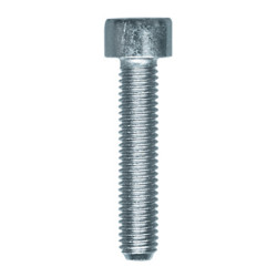 GRADE 8.8 ZINC PLATED HEXAGON SOCKET HEAD CAP SCREW M5-0.80 X 25 mm DIN 912
