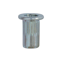 ROUND STEEL CRIMPING NUT M4-0.70 / 0,25 → 2 mm