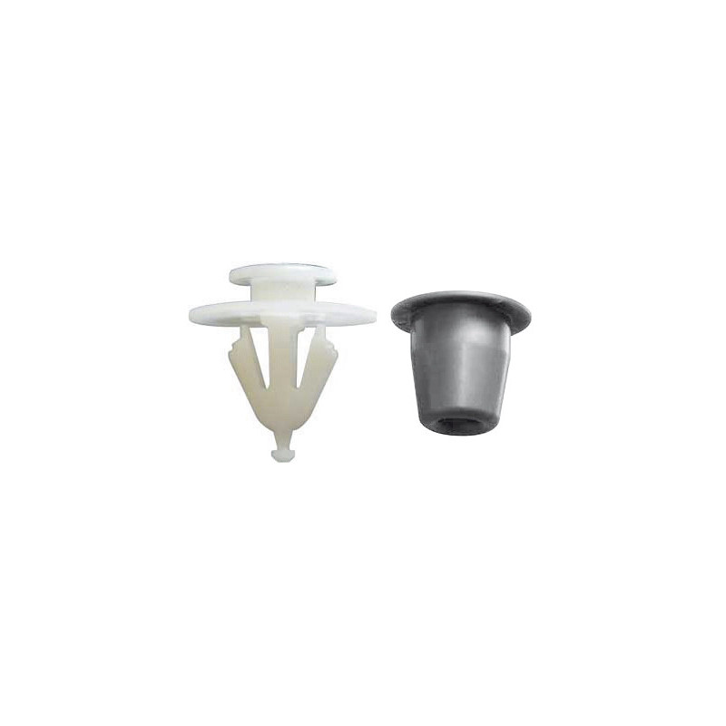 SET VAN KLEM + TUIT  Ø 9 mm FRAMESTIJL
