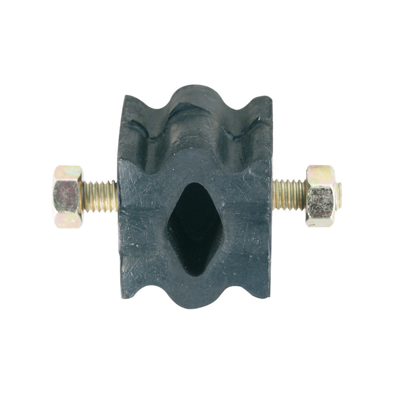 SILENTBLOC UITLAAT M6-1.00 L = 25 mm