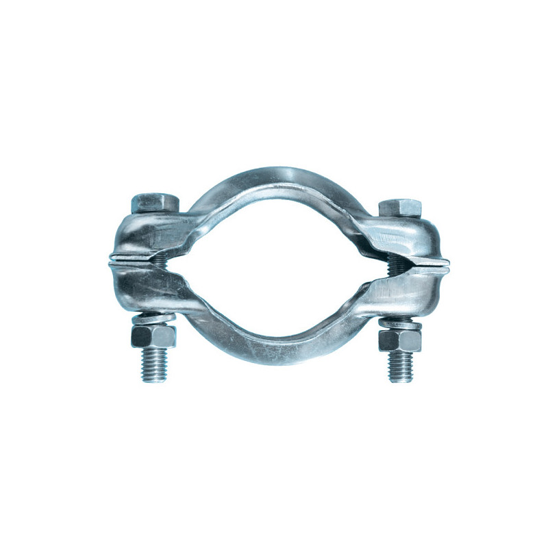 AUSPUFFSCHELLE ZWILLINGSVERSCHRAUBUNG Ø 53 mm