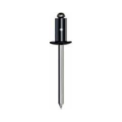 ZWARTE ALUMINIUM NAGEL  Ø 6,4 X 12 mm PORTIER EN KOETSWERK