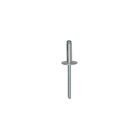ALUMINIUM NAGEL MET BREDE KOP  Ø 4,8 X 16 mm