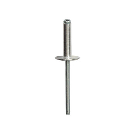 ALUMINIUM NAGEL MET BREDE KOP  Ø 4,8 X 18 mm