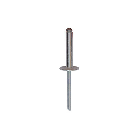 ALUMINIUM NAGEL MET BREDE KOP  Ø 4,8 X 25 mm