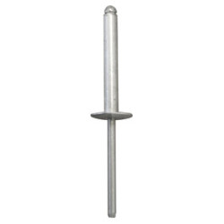 ALUMINIUM NAGEL MET BREDE KOP  Ø 4,8 X 35 mm