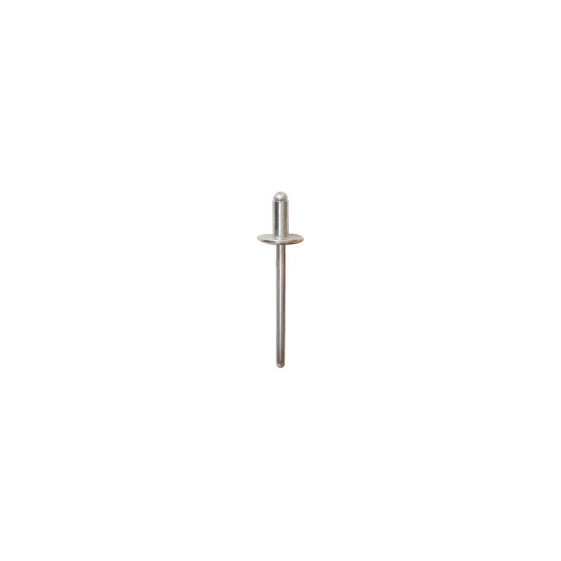 ALUMINIUM NAGEL MET BREDE KOP  Ø 4 X 8 mm