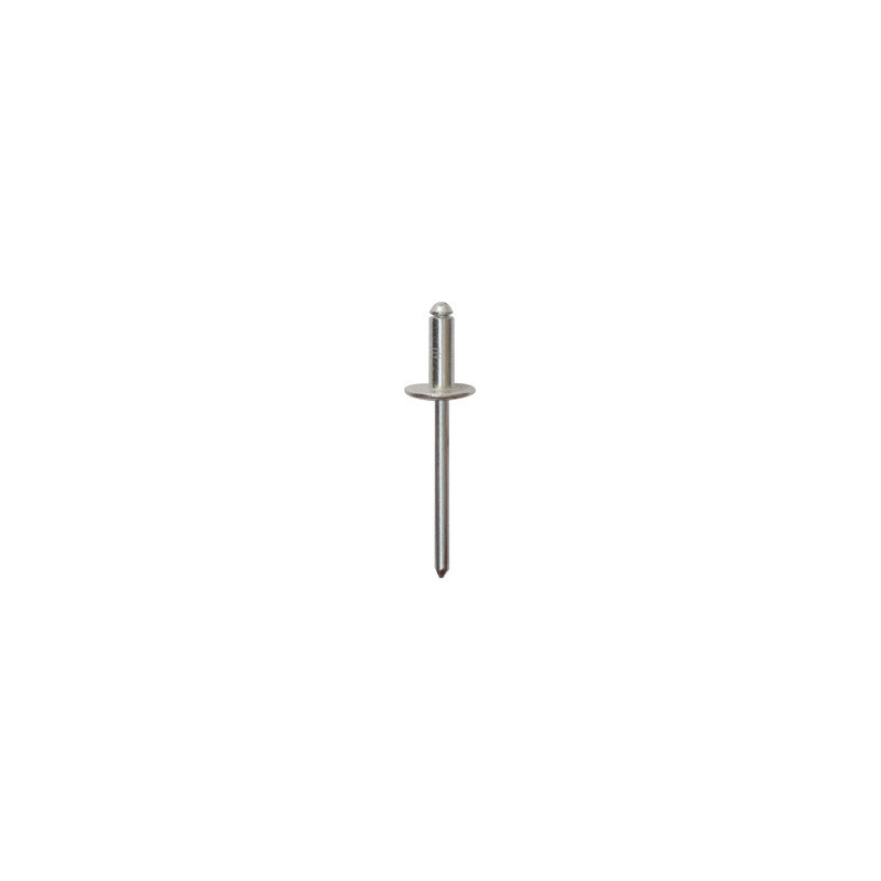 ALUMINIUM NAGEL MET BREDE KOP  Ø 4 X 10 mm