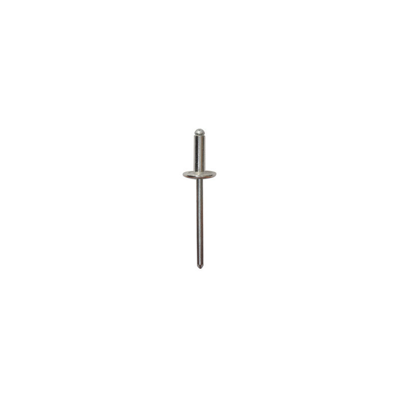 ALUMINIUM NAGEL MET BREDE KOP  Ø 4 X 12 mm