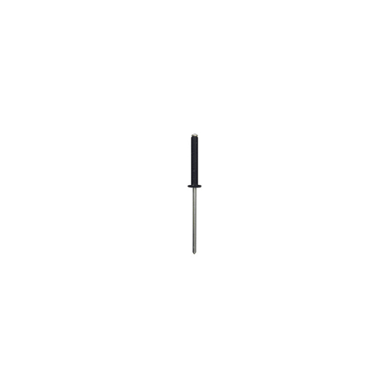 BLACK GROOVED RIVET Ø 4 X 26 mm