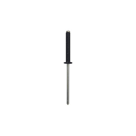 BLACK GROOVED RIVET Ø 4 X 26 mm