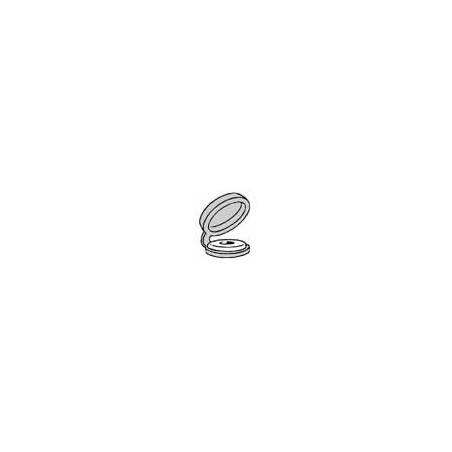 WHITE CHAPO® COVER FOR NUMBER PLATES RIVET