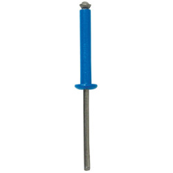 BLAUWE BLINDKLINKNAGEL  Ø 4 X 26 mm NUMMERPLAAT