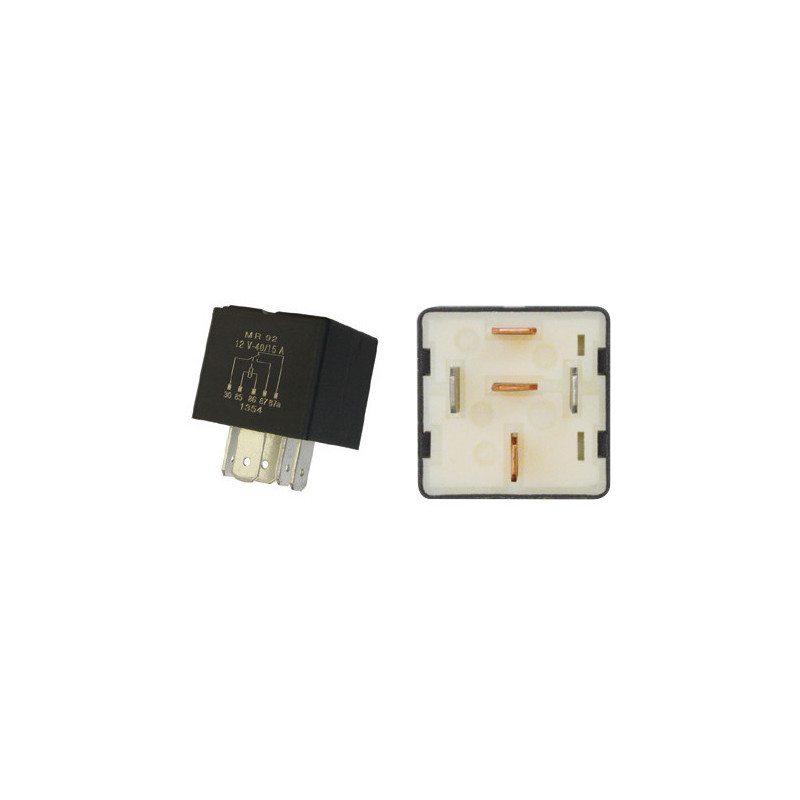 RELAIS INVERSEUR 12V 40/15A 5 BROCHES SANS SUPPORT