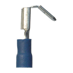 SIMPLE CRIMP MIXED PRE-INSULATED FLAT TERMINAL 6,35 x 0,8 mm (1 → 2,5 mm²)