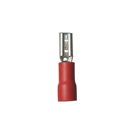 REINFORCED FEMALE PRE-INSULATED FLAT TERMINAL 2,8 X 0,5 mm (0,3 → 1,5 mm²)