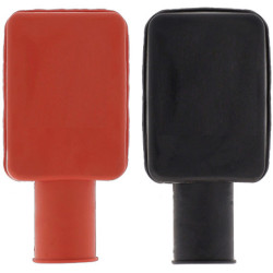 SET OF PROTECTIVE COVERS FOR BATTERY TERMINALS