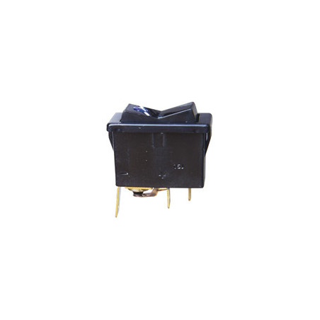 ROCKER SWITCH 18,3 X 36,3 mm 12/24V - 6A (3 PIN WITH BLUE INDICATOR LIGHT)