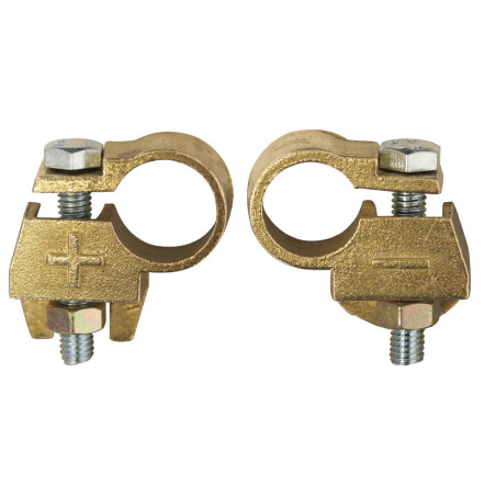 SET OF BATTERY TERMINALS M6 (SPECIFIC FORD TYPE)