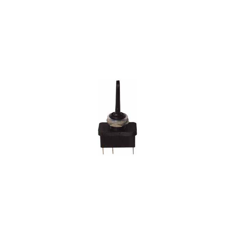IMPULSHEBELTASTER Ø 13 mm 12V - 10A (2-POLIG)