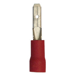 FLACHSTECKER VORISOLIERT, VERSTÄRKT 2,8 X 0,5 mm (0,3 → 1,5 MM²)
