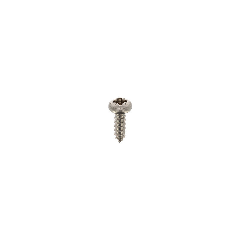 ZELFTAPPENDE SCHROEF MET GEWELFDE CILINDERKOP POZI INOX A4 Ø 2,9 X 9.5 mm DIN 7981