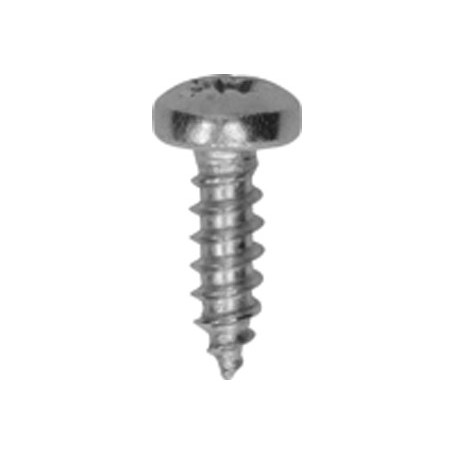 ZELFTAPPENDE SCHROEF MET GEWELFDE CILINDERKOP POZI INOX A4 Ø 3,5 X 9.5 mm DIN 7981