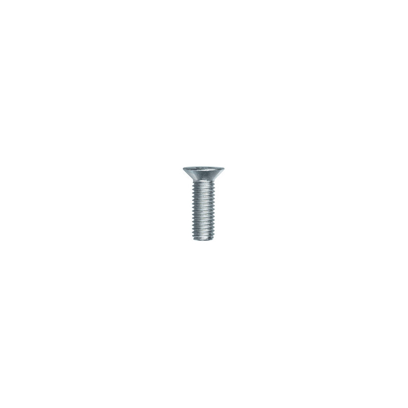 GRADE 6.8 ZINC PLATED COUNTERSUNK HEAD MACHINE SCREW M8-1.25 X 25 mm DIN 965