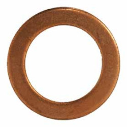 DICHTUNG FÜR ÖLABLASSSTOPFEN Ø 14 X 20 X 1,5 mm KUPFER FLACH