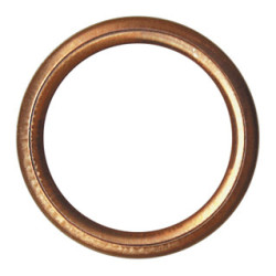 JOINT DE BOUCHON DE VIDANGE Ø 18,2 X 23,9 X 2 mm CUIVRE ROND