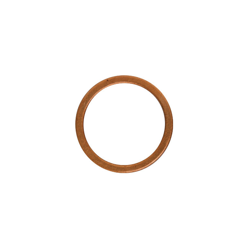 DRAIN PLUG GASKET Ø 18,2 X 23,9 X 1,5 mm FLAT COPPER