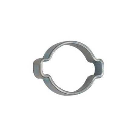 DOUBLE EAR HOSE CLAMP Ø 13 → 15 mm L = 7 mm