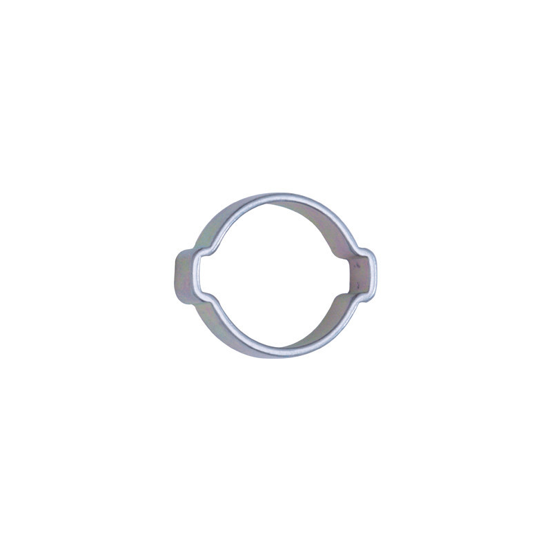 DOUBLE EAR HOSE CLAMP Ø 15 → 18 mm L = 7 mm