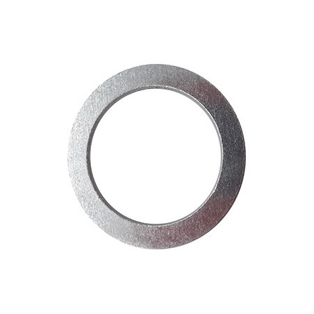 FLAT ALUMINIUM GASKET RING Ø 16 x 22 x 1.5 mm